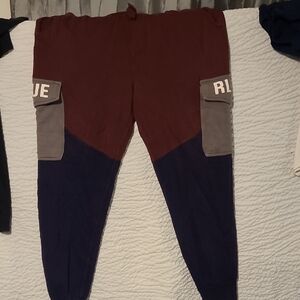 True Religion Maroon Joggers